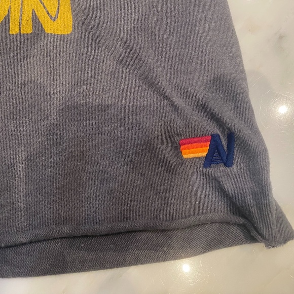 Aviator Nation Gray Rainbow Graphic Tee - Picture 2 of 4